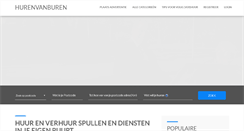 Desktop Screenshot of hurenvanburen.nl