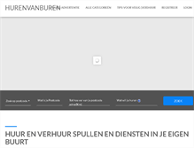 Tablet Screenshot of hurenvanburen.nl